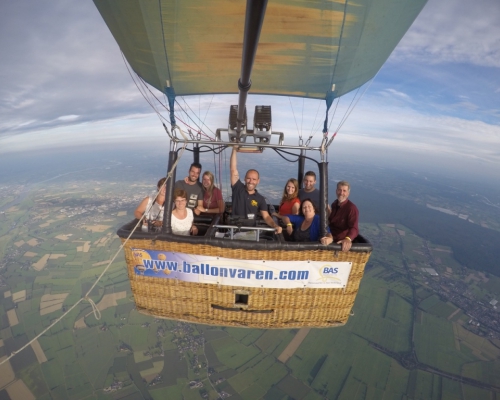 Prive ballonvaart met 8 personen vanaf Groesbeek